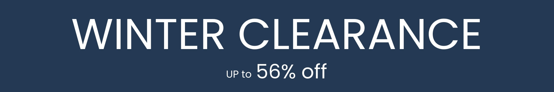 2026 Winter Clearance & Sale
