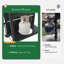 Non-stick Patio Gas Griddle Grill-Captiva Designs