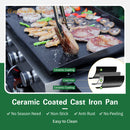 Non-stick Patio Gas Griddle Grill-Captiva Designs