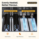 6-Burner Gas BBQ Patio Grill with Griddle and Side Burner 42,000 BTU-Captiva Designs