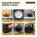 6-Burner Gas BBQ Patio Grill with Griddle and Side Burner 42,000 BTU-Captiva Designs