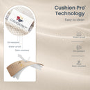 7-Pcs Patio Dining Set of Cast Aluminum Chairs and Rectangle Table-Phi Villa