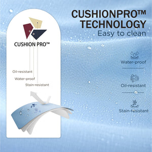 5-Seater Patio Metal Wave Sofa Set with Fire Pit Table