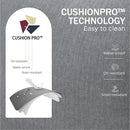 5-Seater Patio Metal Wave Sofa Sets With Coffee Table