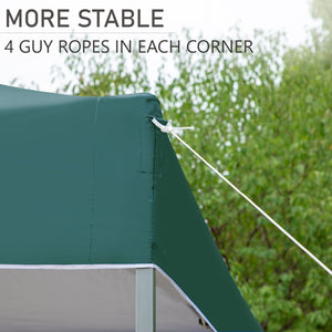 10'x10' Pop Up Portable Canopy Tent with Wheeled Bag