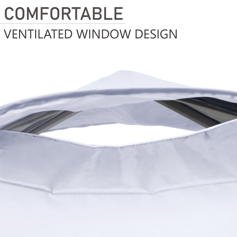 PHI VILLA 10x10Ft Pop Up Canopy Tent with Wheeled Bag,Straight Legs, 100 Sq. Ft