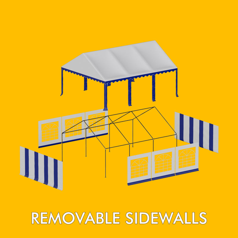 Phi Villa 26'X13' Heavy Duty Party Tent Wedding Event Shelter with Removable Sidewalls
