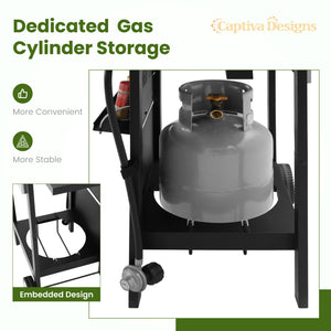 Patio Gas Griddle Grill Combo-Captiva Designs