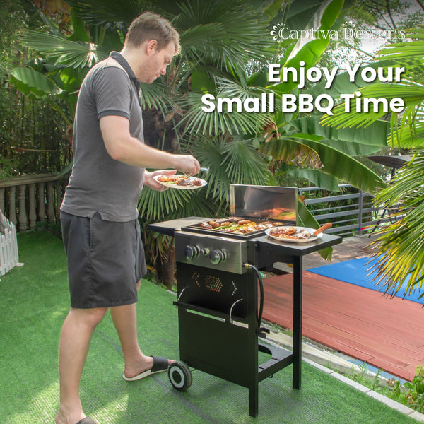 Patio Gas Griddle Grill Combo-Captiva Designs