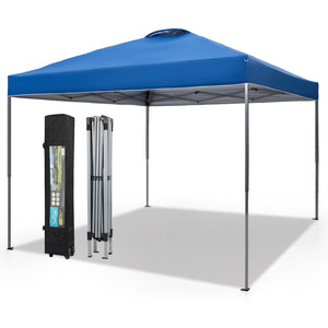 10'x10' Pop Up Portable Canopy Tent with Wheeled Bag