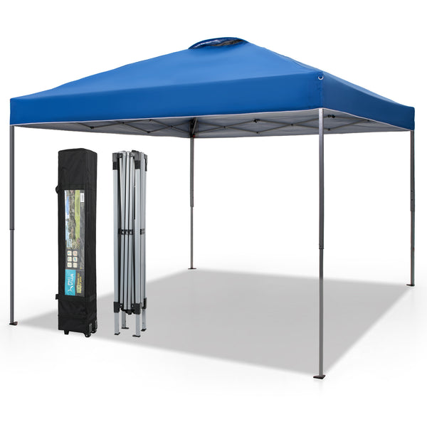 10'x10' Pop Up Portable Canopy Tent with Wheeled Bag