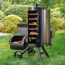 Vertical Charcoal Patio Smoker with Offset Smoke Box Domestic and Heave Duty-Captiva Designs