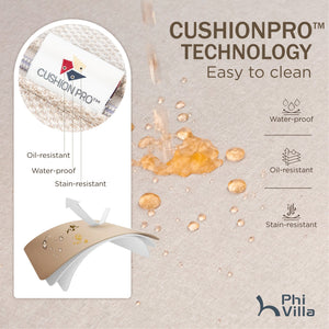 4-Seater Patio Metal Vines Sofa With Square Fire Pit Table