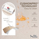 4-Seater Patio Metal Vines Sofa With Square Fire Pit Table