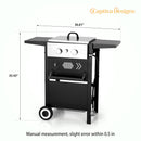 Patio Gas Griddle Grill Combo-Captiva Designs
