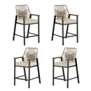 Phi Villa Mirage Rope-art High Bar Stools for Outdoor Pub