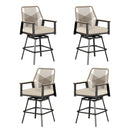 Phi Villa Mirage Rope-art High Bar Stools for Outdoor Pub