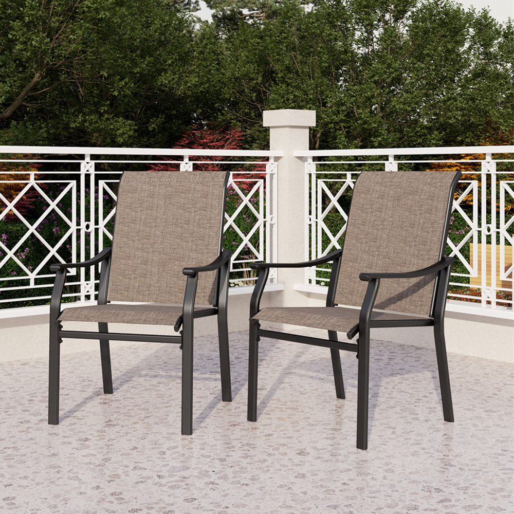 Patio Textliene Chair for Dining Garden PHI VILLA