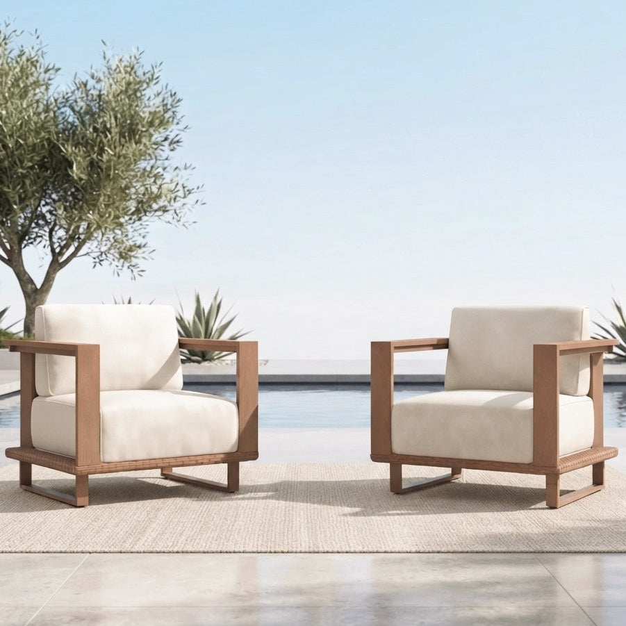 2-Piece Hdpe Chairs for Solana Sofa Set