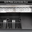 Captiva Designs 46,700 BTU 4-Burners Gas BBQ Grill with Side Burner