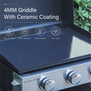 Captiva Designs 24,000 BTU Portable Propane Griddle Grill