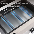 Captiva Designs 24,000 BTU Portable Propane Griddle Grill