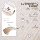 5-Seater Patio Metal Wave Sofa Sets With Coffee Table