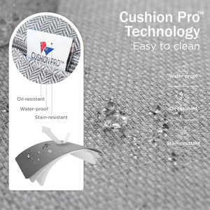 4-Seater Garden Metal Diamond Sofa Set with Fire Pit Table