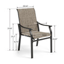 9-Piece Patio Textliene Dining Set for Family Reunion PHI VILLA