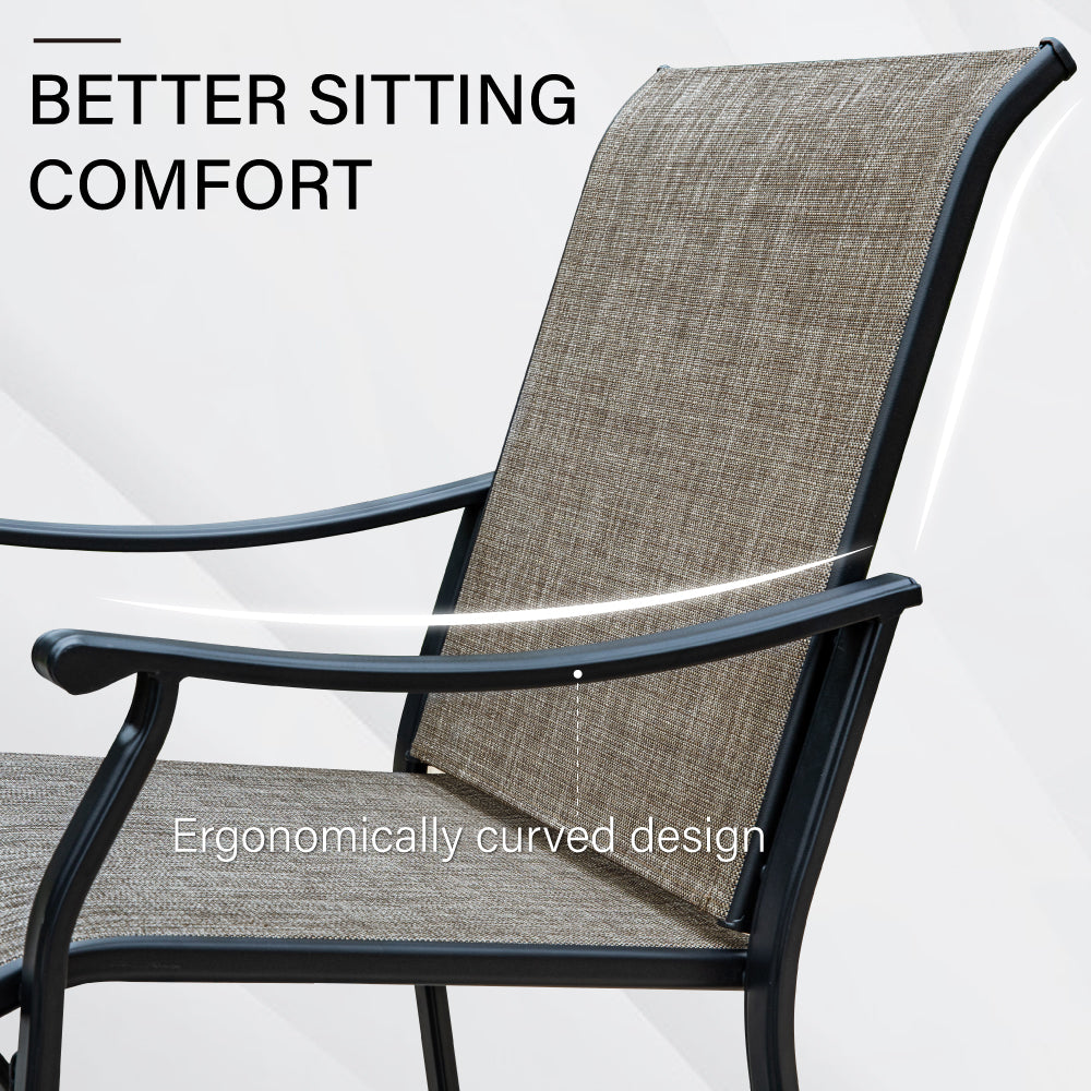 Patio Textliene Chair for Dining Garden PHI VILLA