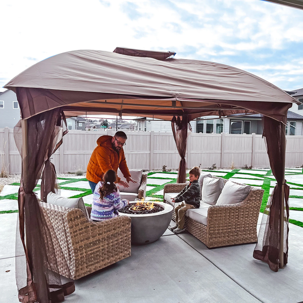 Patio Double Vent Gazebo Outdoor Canopy for Sale