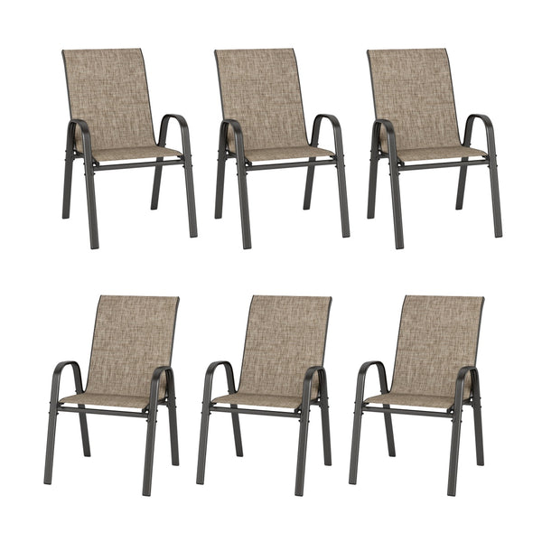 Ease Outdoor Sling Dining Chairs Set of 2/4/6