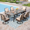 Coco 7/9-Pcs Outdoor Dining Set with Extendable Table