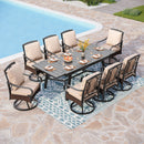 Coco 7/9-Pcs Outdoor Dining Set with Extendable Table