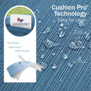 7-Seater Patio Metal Diamond Sofa Set with  Fire Pit Table