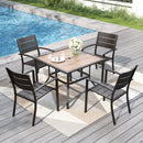 Veranda 4-Seater Outdoor Dining Set with Square Table