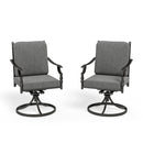 Phi Villa Calabash Patio Dining Chairs-Swivel Chairs & Fixed Chairs