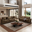 Living Room Sofa Modular Sectional Cloud-like Couch Chenille Large Set