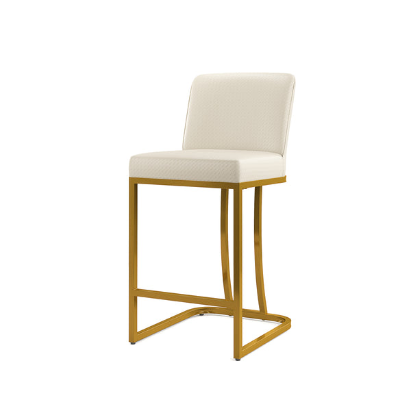 24 Inch Modern PU Leather Counter Stools for Kitchen Island