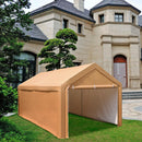 PHI VILLA 10x20 ft Heavy Duty Carport Canopy Instant Garage with Removable Sidewalls and Doors