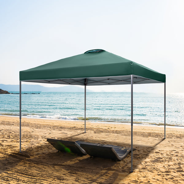 10'x10' Pop Up Portable Canopy Tent with Wheeled Bag