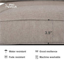 PHI VILLA 18-Piece Set with 6-Seat Dining Set and 7-Seat Steel Conversation Sofa Set and 3-Piece Padded Conversation Set