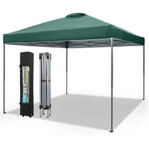 10'x10' Pop Up Portable Canopy Tent with Wheeled Bag