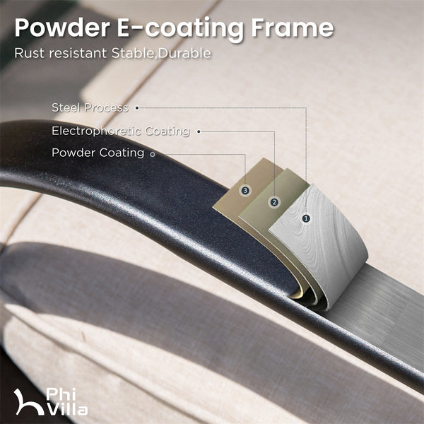 Vine Outdoor Steel Swivel Cushioned Bar Stools with Pillows