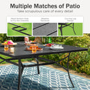 Mirage 9-Piece Patio Dining Set with Stylish Rattan Rope Chairs and Square Table for 8-Phi Villa