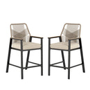 Phi Villa Mirage Rope-art High Bar Stools for Outdoor Pub
