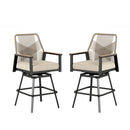 Phi Villa Mirage Rope-art High Bar Stools for Outdoor Pub
