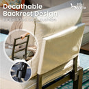 6-Seater Patio Couch Modern Sectional Sofa With Cushions