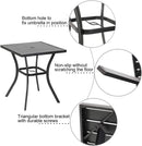 Outdoor Bohemian Swivel Bar Stools Set for Garden, Bar-PHI VILLA