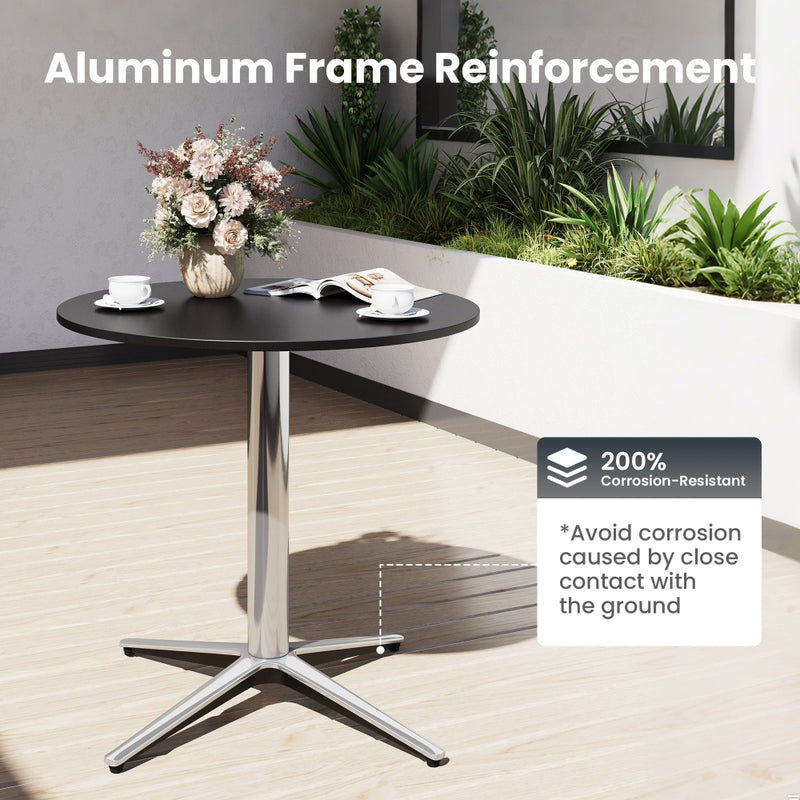 Sleek Bauhaus Table for Outdoor Deck